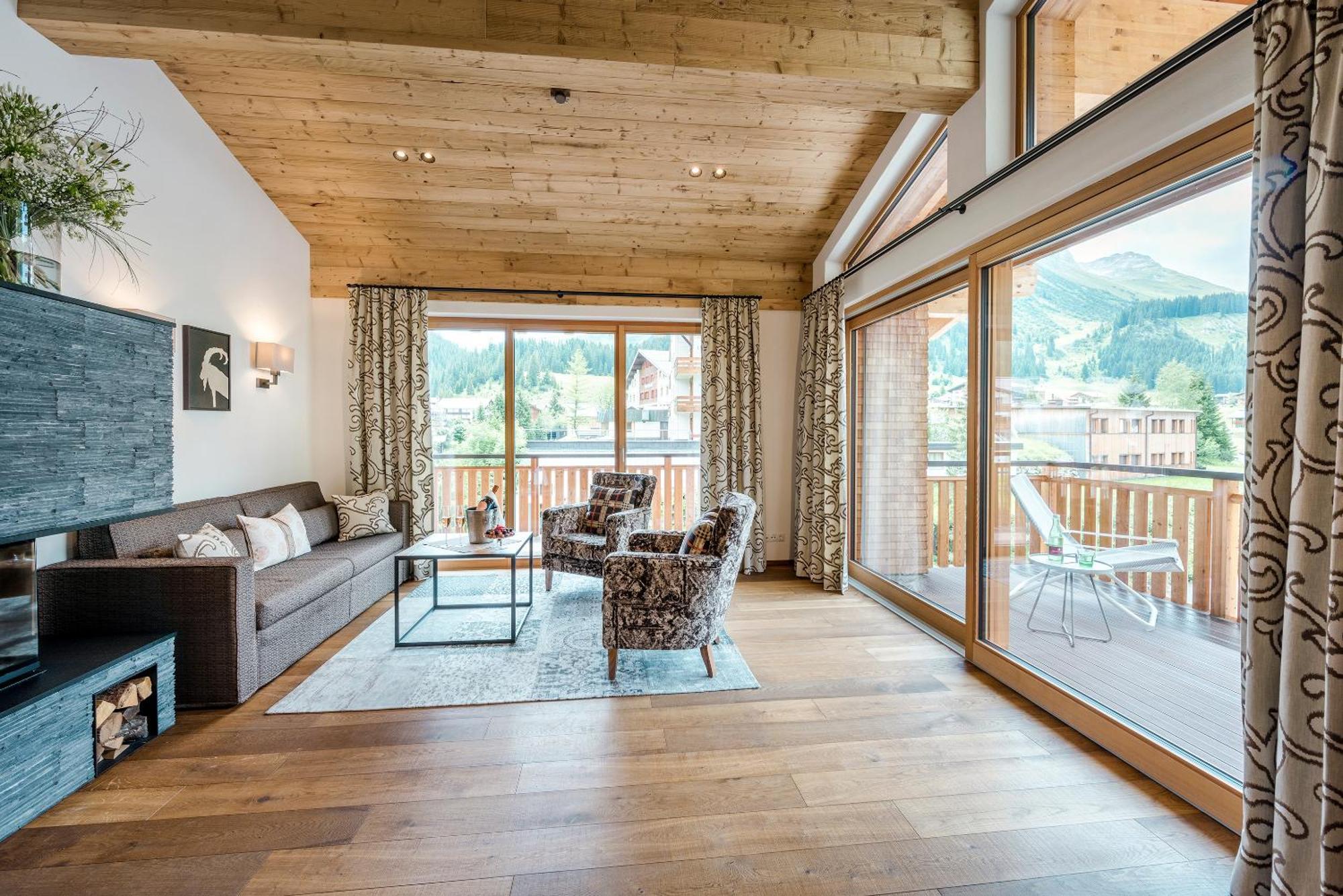 Hotel Auenhof Lech am Arlberg Exterior foto